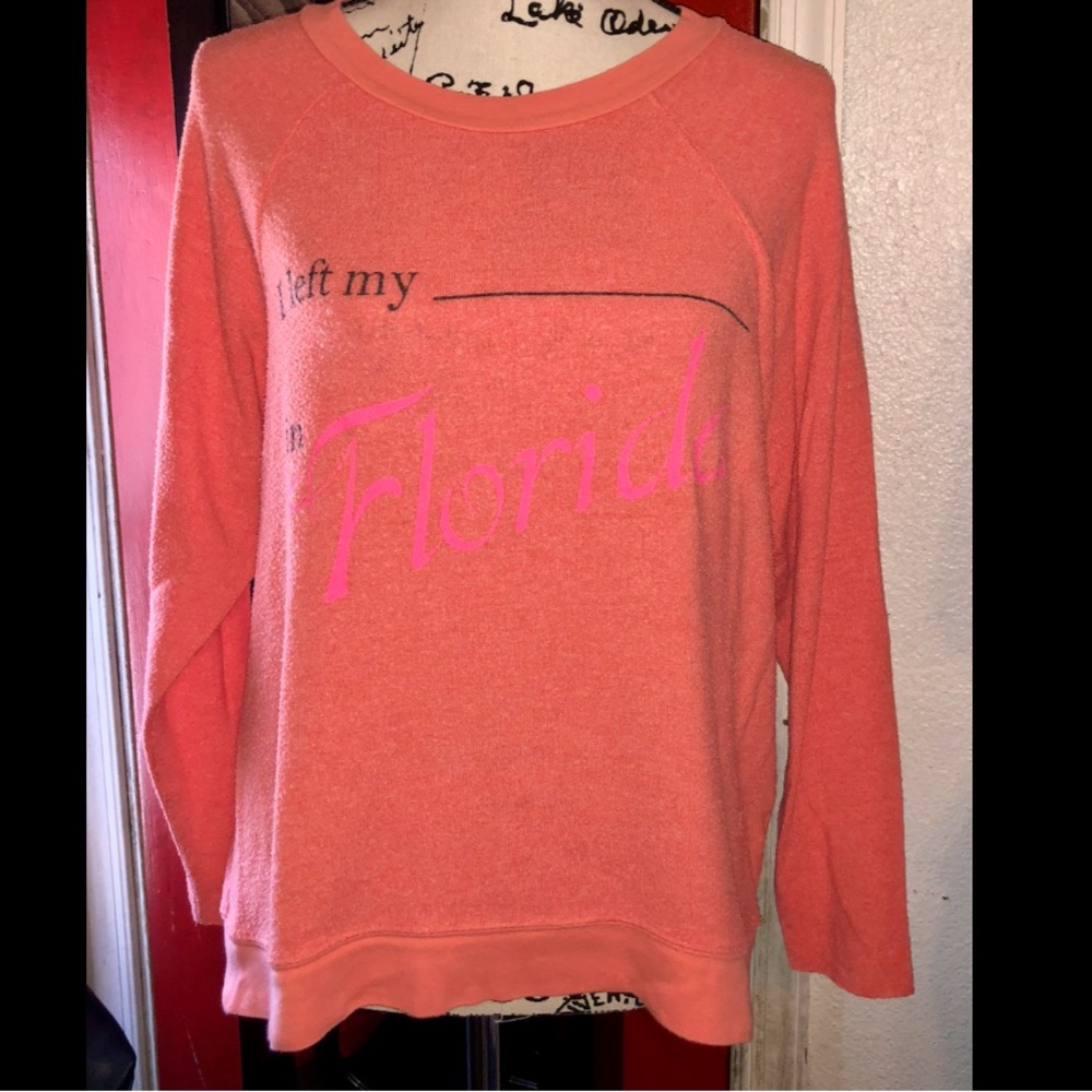 Wildfox I left my ___ In Florida Jumper